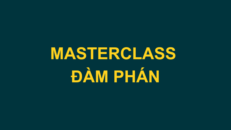 MASTERCLASS ĐÀM PHÁN